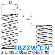 压缩弹簧尺寸图,压簧尺寸图