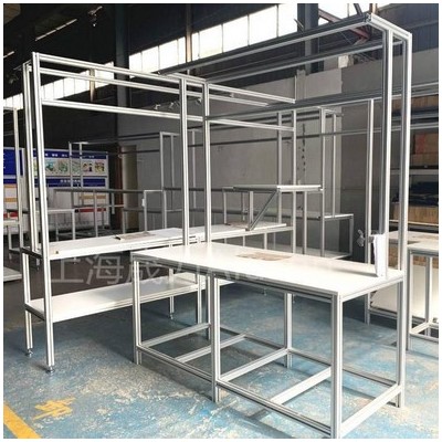 铝合金架 铝型材框架加工 铝合金型材桌架