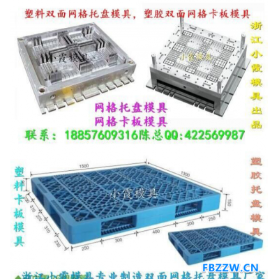 小霞模具 江苏塑胶双面托盘模具 大型1米6注塑仓垫板模具 1米3注塑仓垫板模具 塑胶卡板模具工厂地址