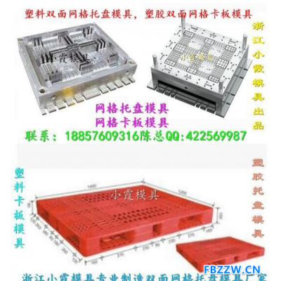 浙江小霞模具 南方1米2注塑网格托盘模具 1米1注射九脚托盘模具 大型1米6注射叉车栈板模具硬模供应商